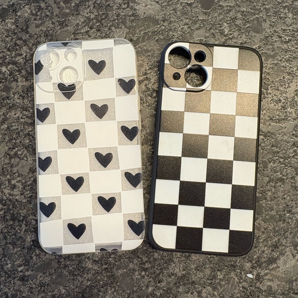 iPhone 13 or 14 Black and White phone cases